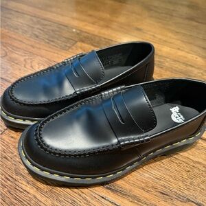 Dr. Martens Black Leather Penton Smoothe Loafers